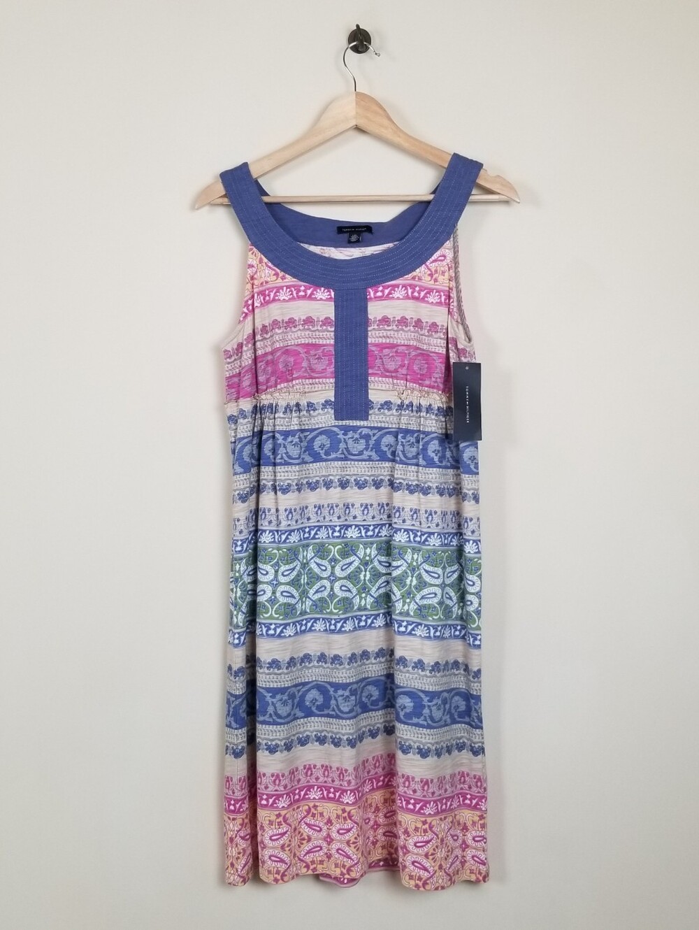 Tommy Hilfiger Cotton Sleeveless Dress Size Large Bust 34 NWT